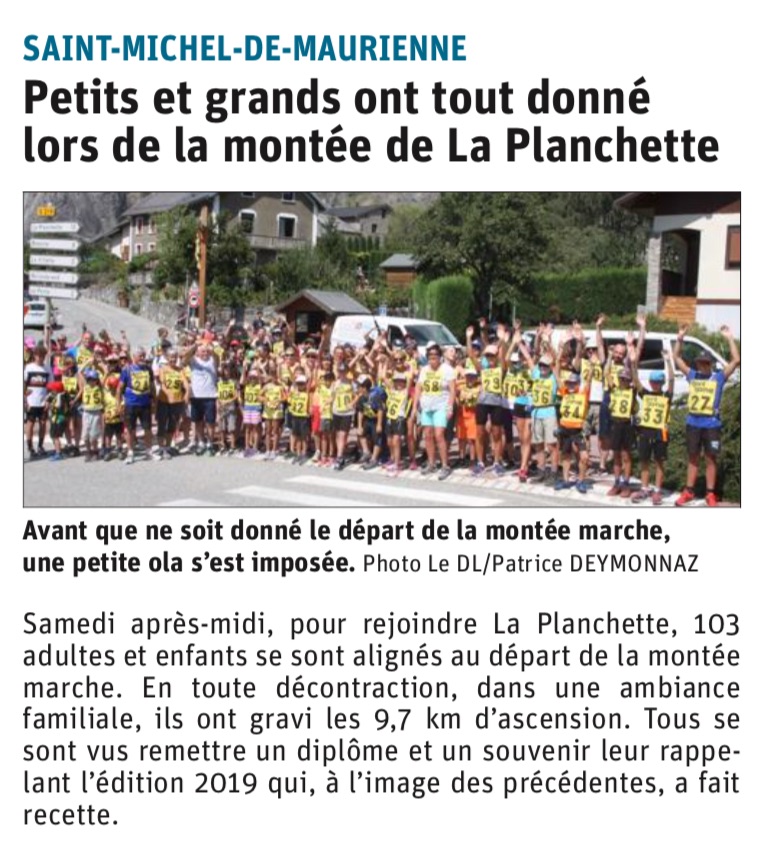 Fete de la Planchette 2019